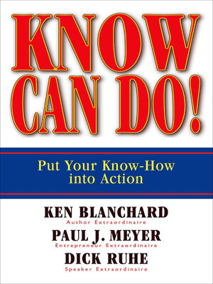cover image of Know Can Do!